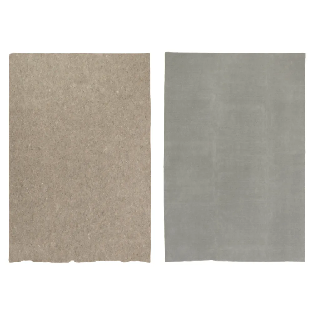 12" X 15" Grey Non Slip Rug Pad