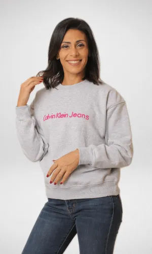 2023 Women Pullover Padded Melton - Grey