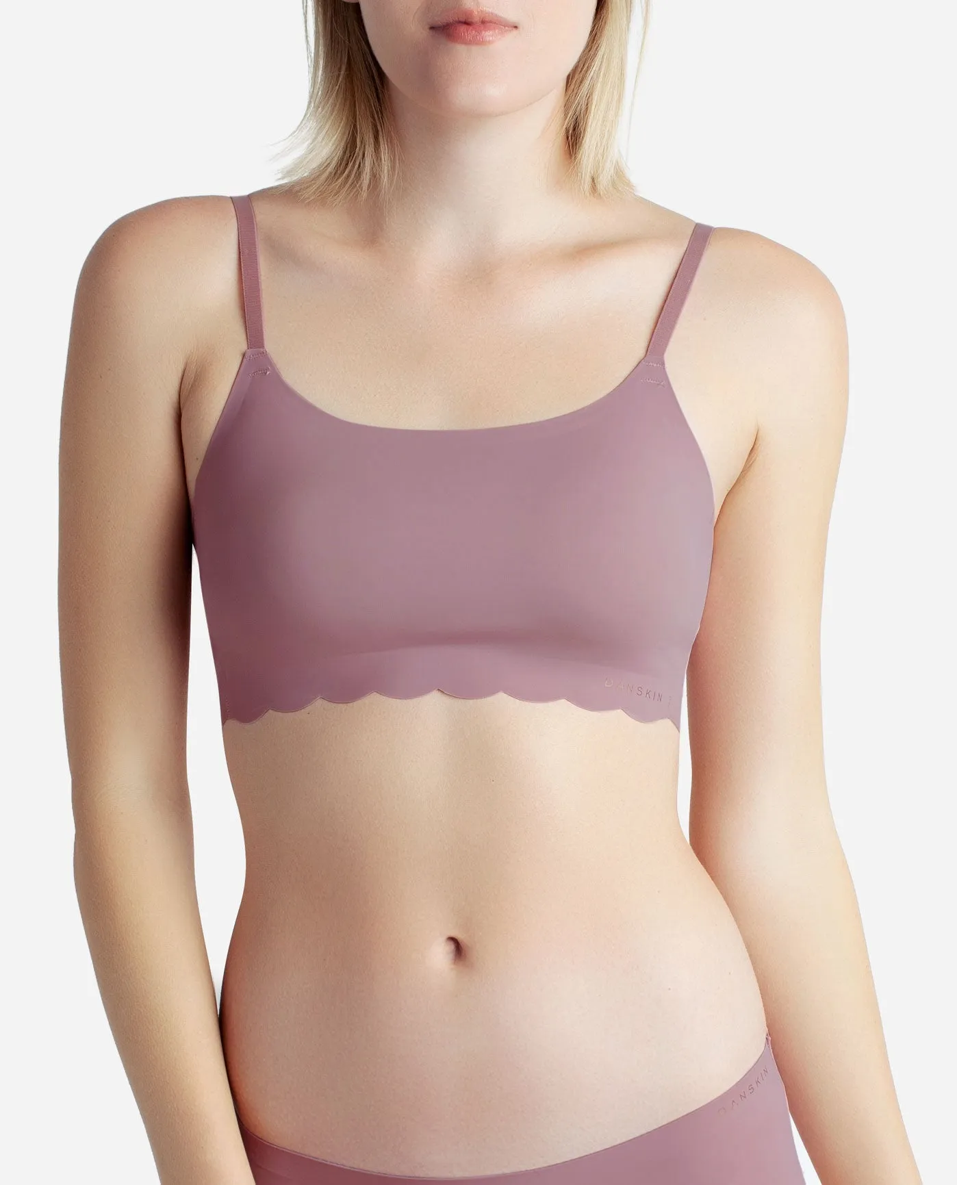 3-Pack Laser Pullover Bra With Scallop Edge