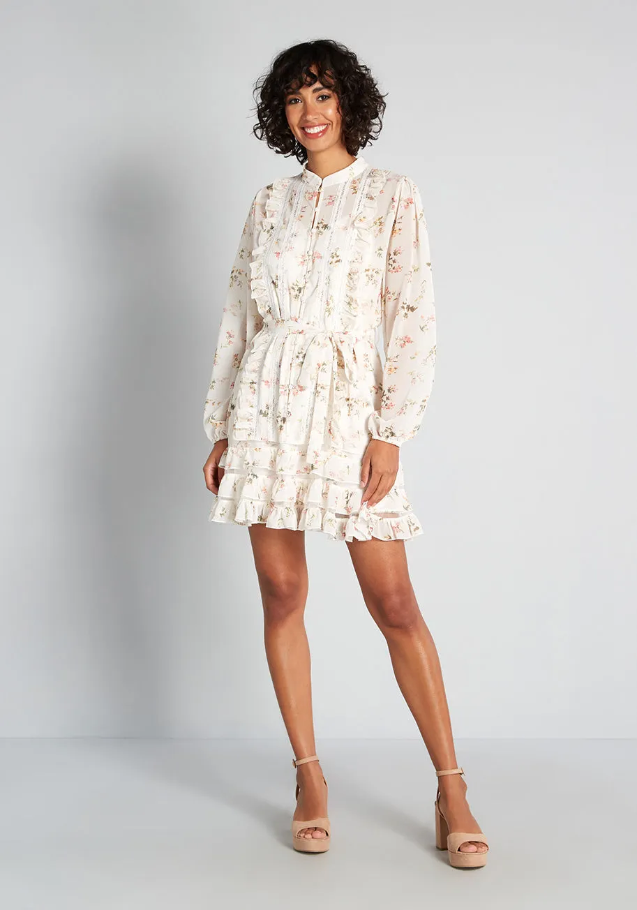 A Blooming Romance Mini Dress