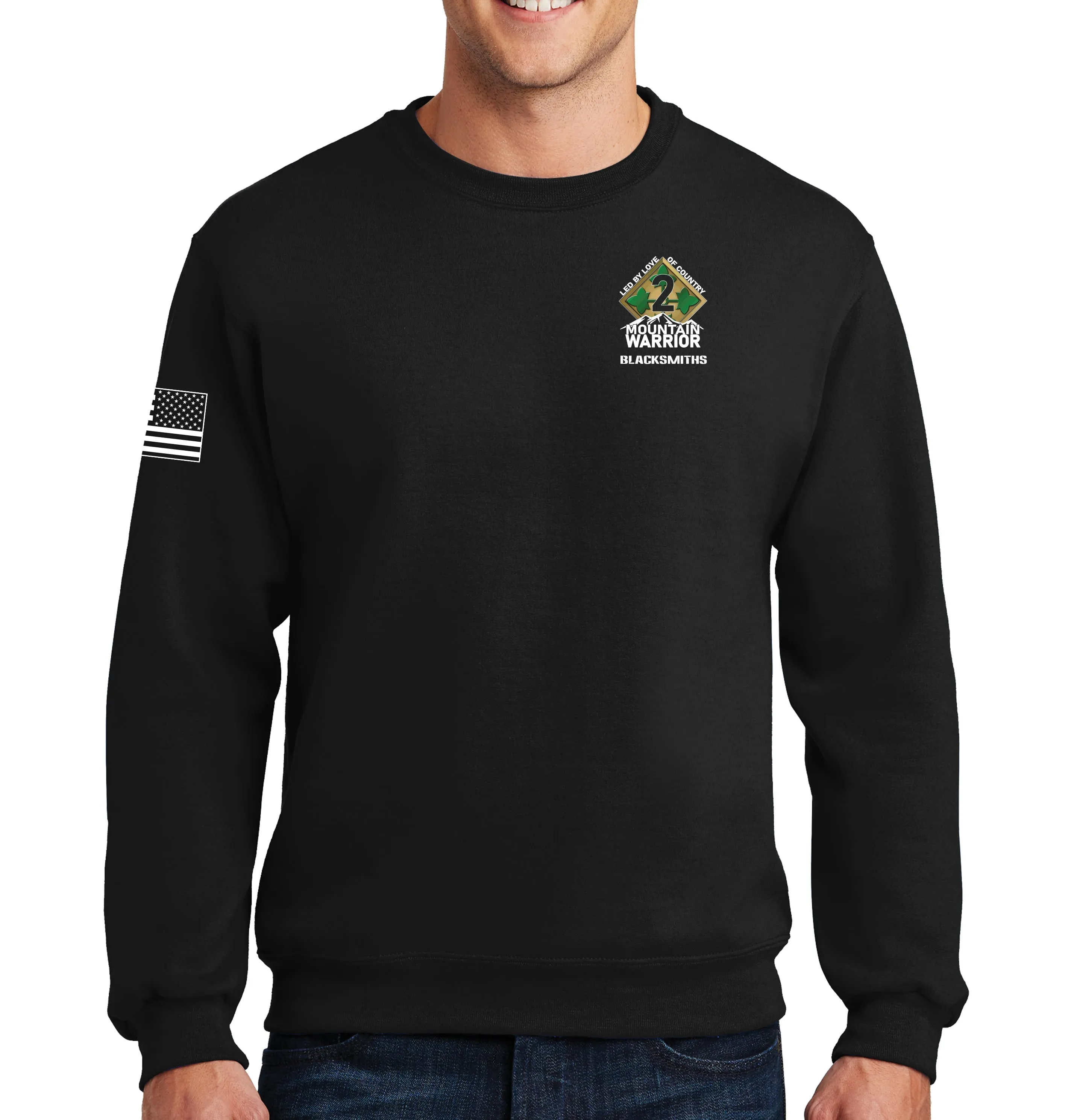 A CO Crewneck Unisex Sweatshirt. This shirt IS approved for PT.