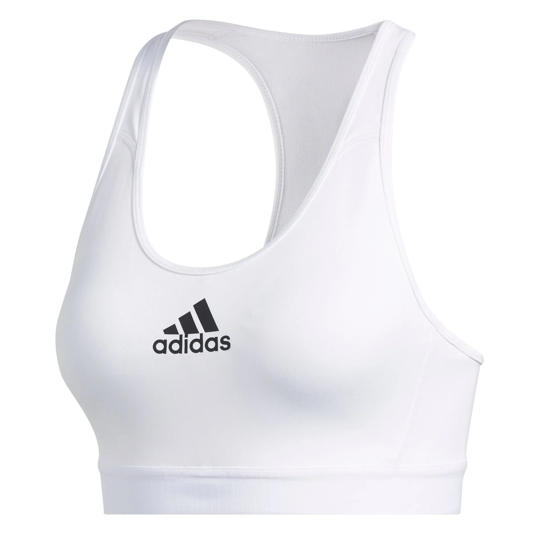 Adidas Dont Rest Alphaskin Padded White Womens Sports Bra