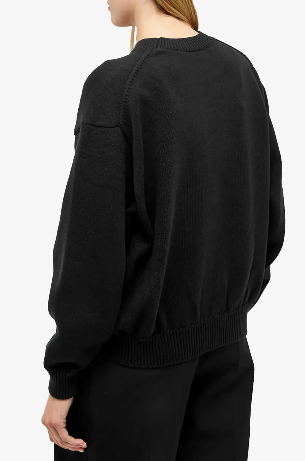 Alexander Wang Crew Sweat Sweater, black