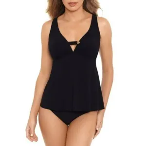 AMORESSA BY MIRACLESUIT Discotheque Liza Swing Beach Swim Tankini Top