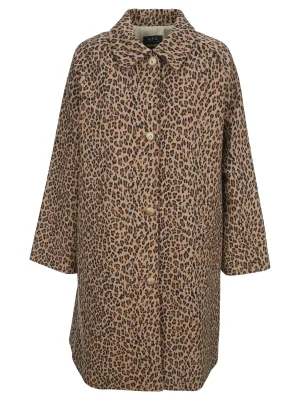 A.P.C. Alice Leopard Print Coat