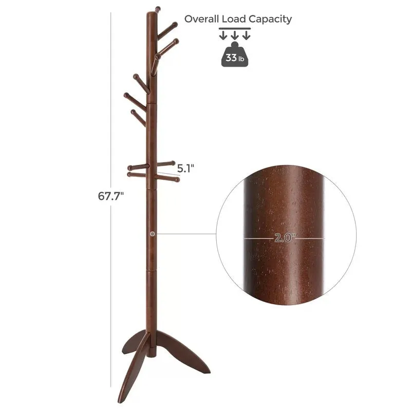 Artur Coat Rack You can have a home that is very organized with this freestanding coat rack, you can stop tossing your belongings on the