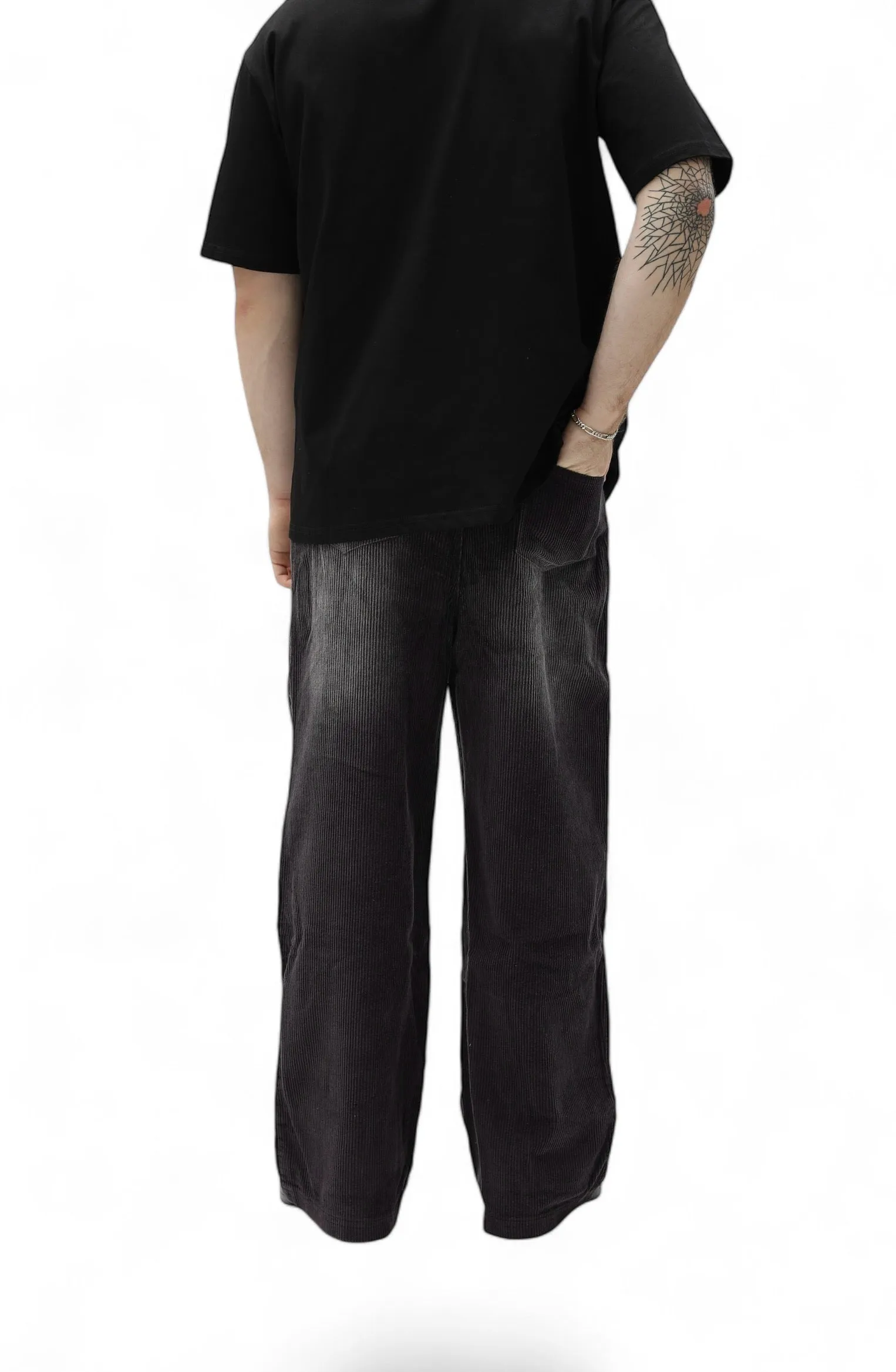 Baggy Black Corduroy Pants