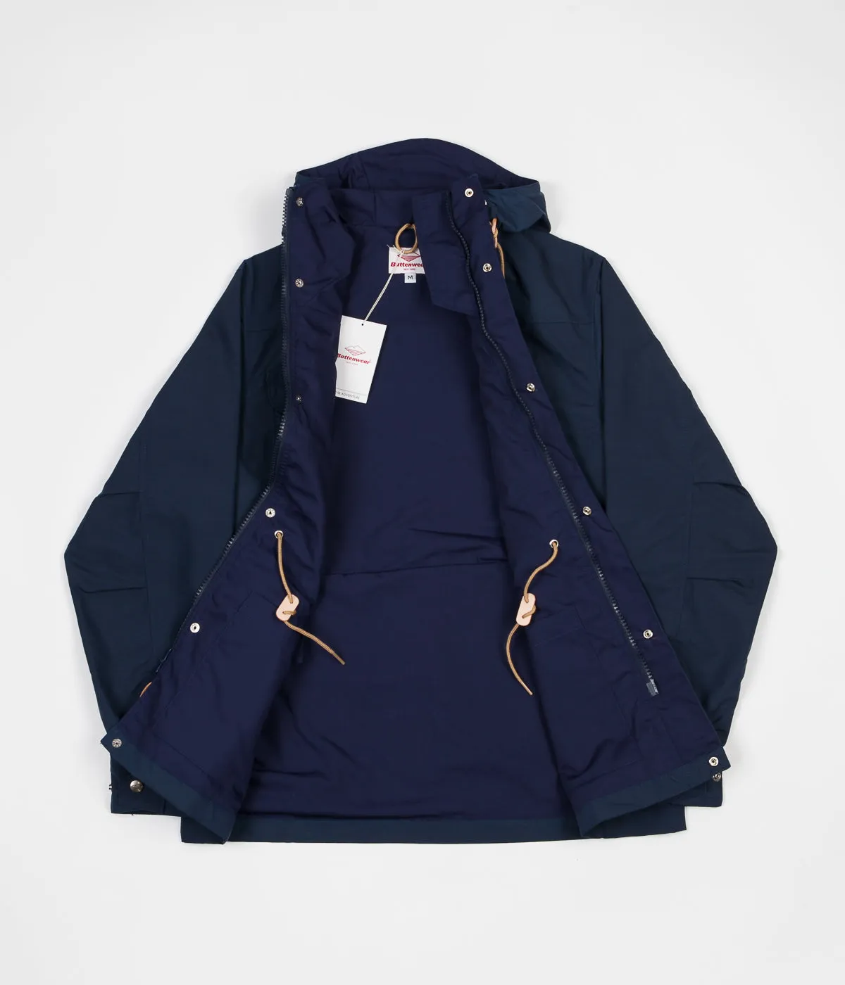 Battenwear Travel Shell Parka Jacket - Navy