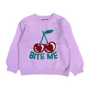 Bite Me Sweater - Lilac