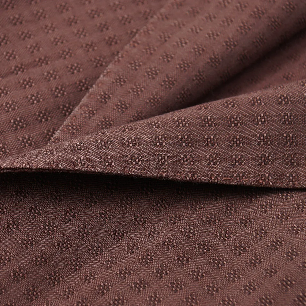 Boglioli Wool Sport Coat in Brick Red Jacquard