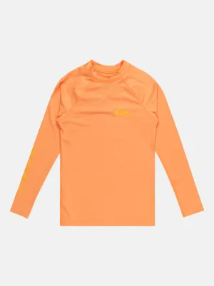 Boys 8-16 Everyday UPF 50 Long Sleeve Rashguard - Tangerine