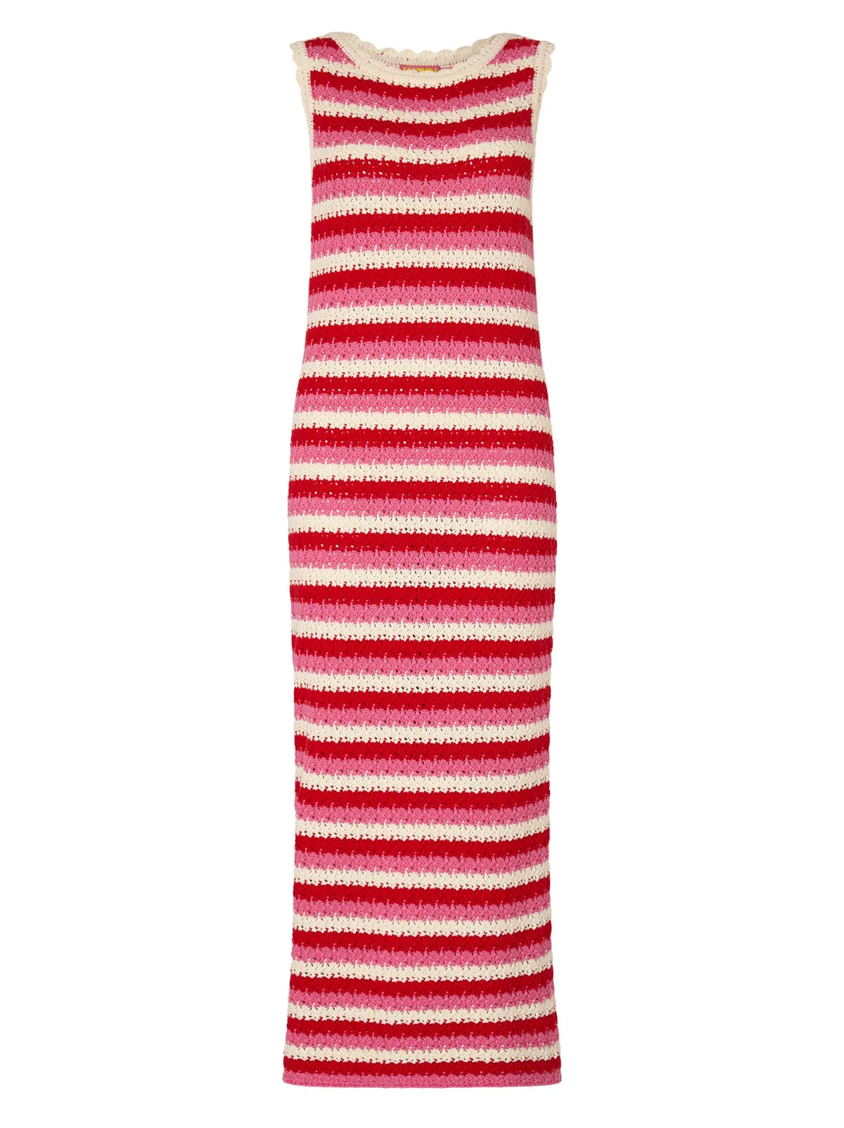 Bunty Pink Stripe Knit Dress