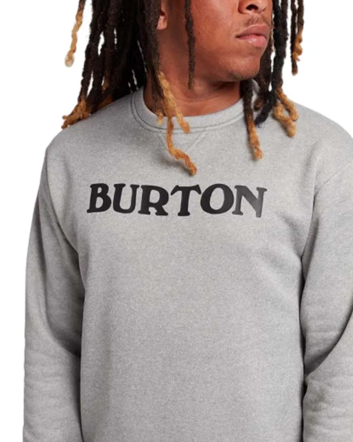 Burton Men's Oak Pullover Crew - Gray Heather