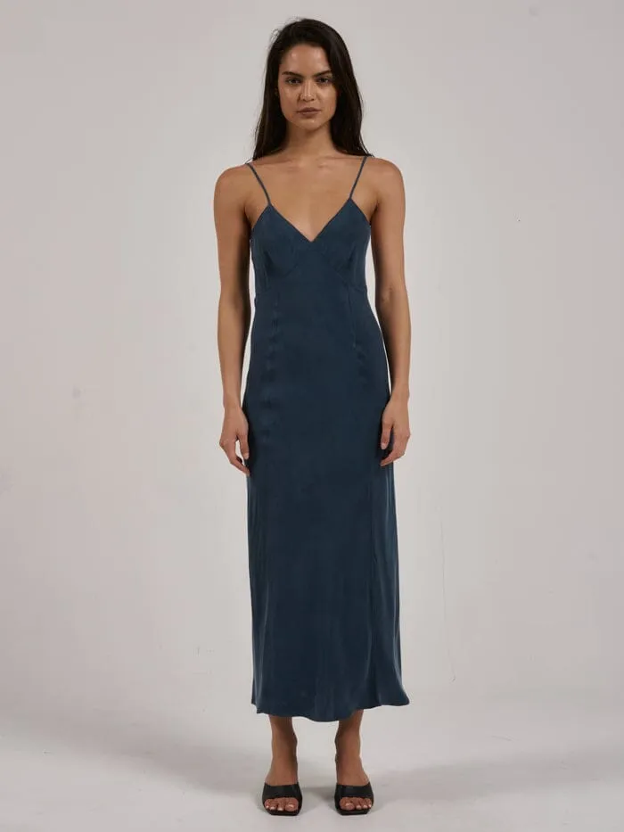 Chelsea Full Length Slip Dress - New Teal