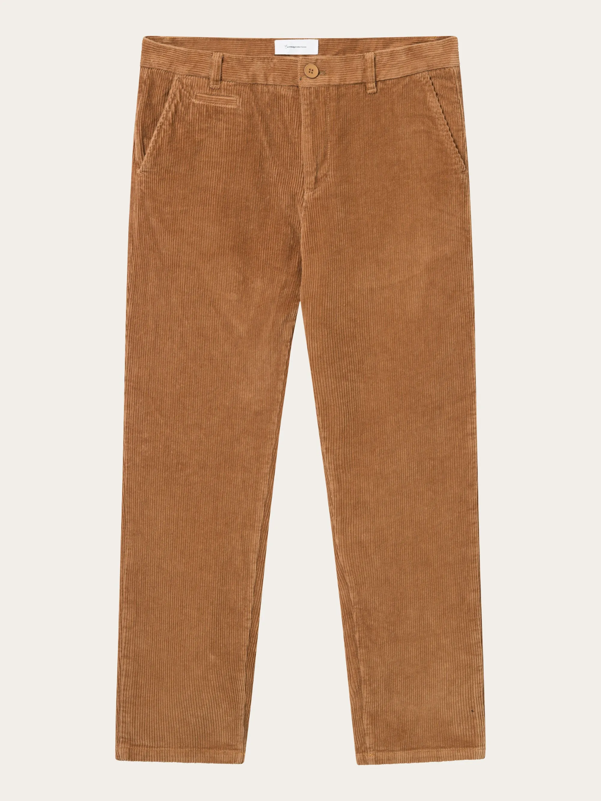 CHUCK regular 8-wales corduroy chino pants - Brown Sugar