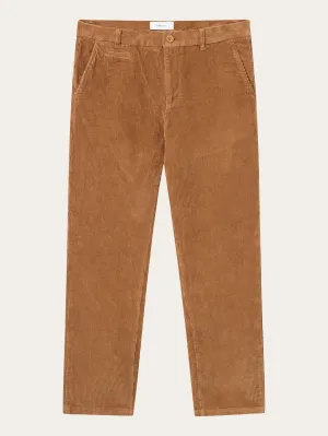 CHUCK regular 8-wales corduroy chino pants - Brown Sugar