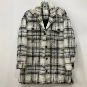 Coat Wool By Old Navy In Grey & White, Size: S