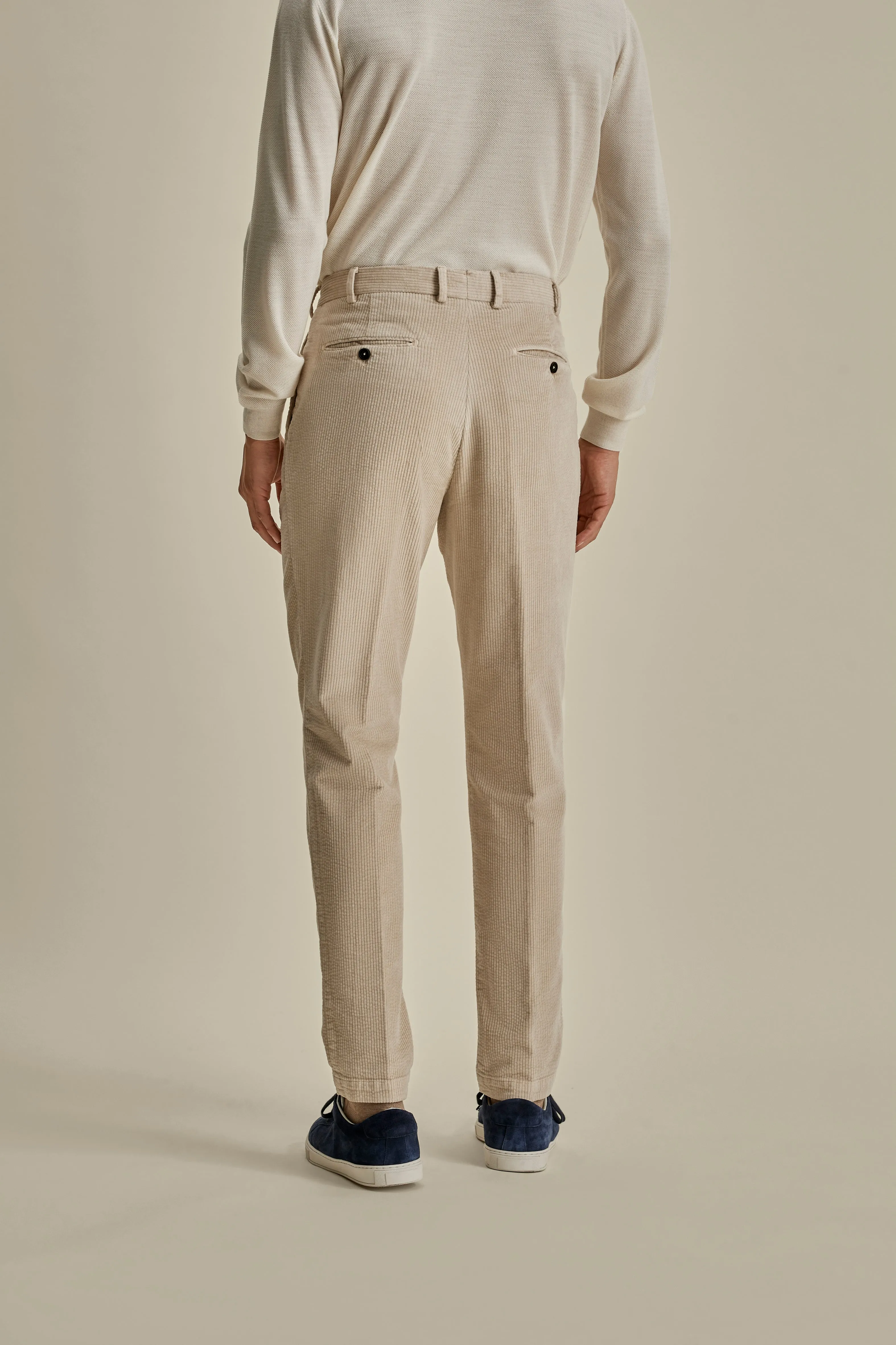 Corduroy Single Pleat Chinos