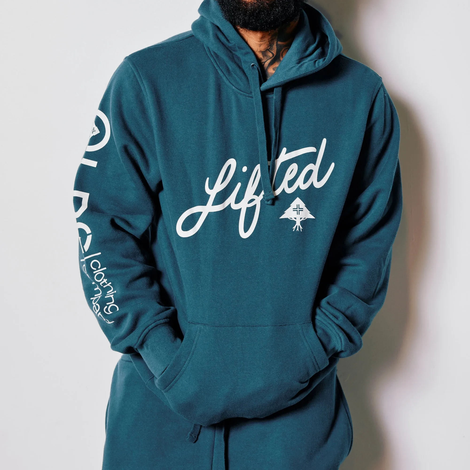 CREATIVE ERA PULLOVER HOODIE - REFLECTING POND