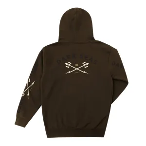 Dark Seas Headmaster Pullover Hood - Brown