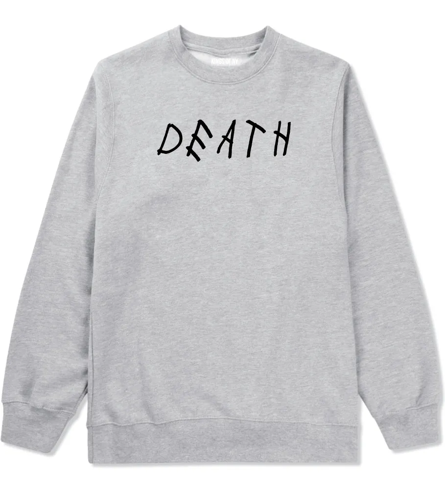 Death Font Mens Crewneck Sweatshirt