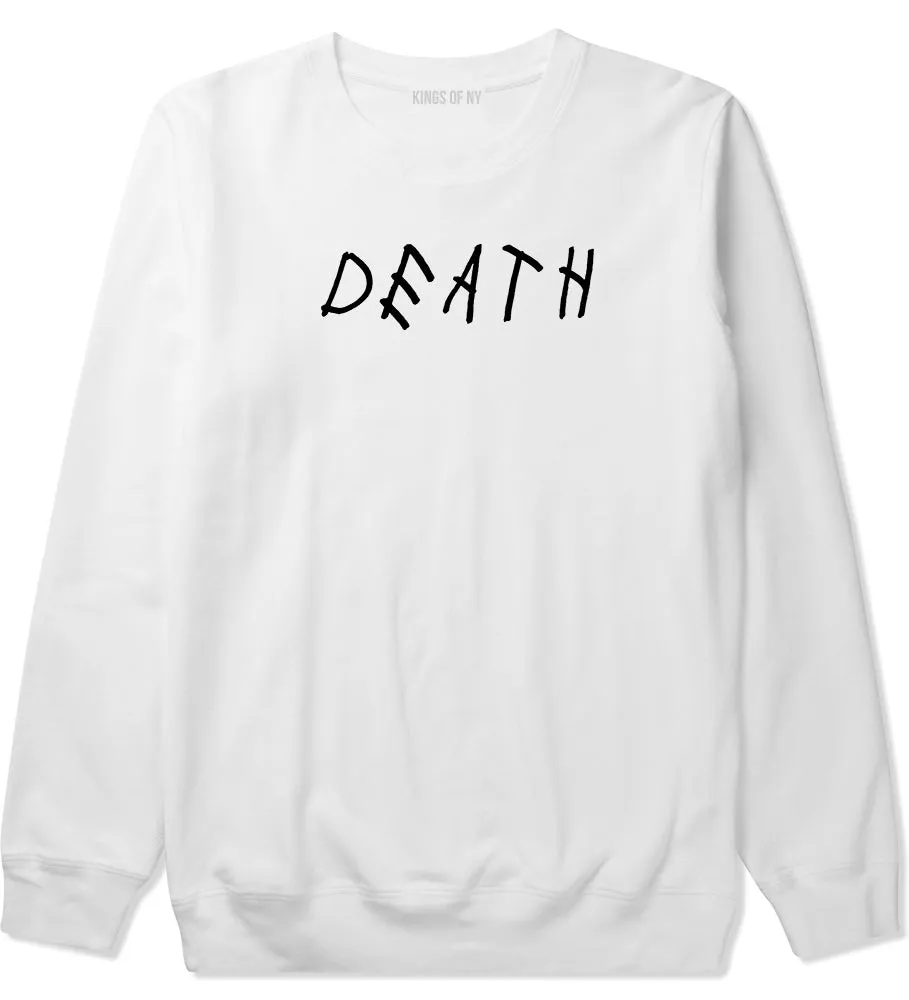 Death Font Mens Crewneck Sweatshirt