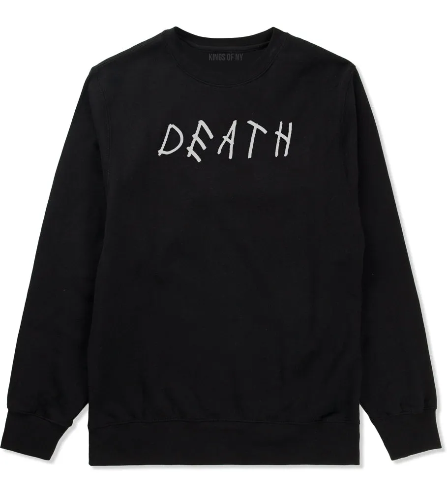 Death Font Mens Crewneck Sweatshirt