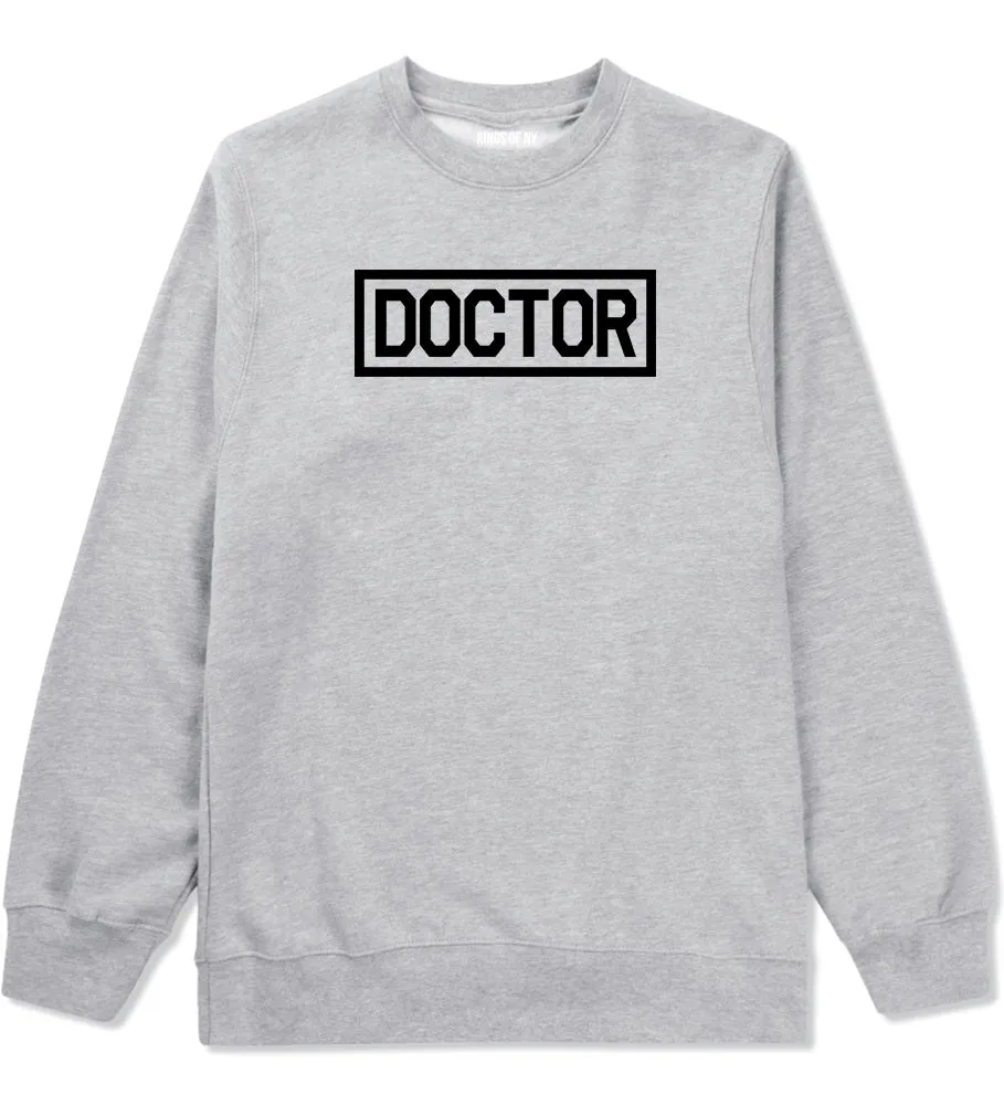 Doctor Box Logo Mens Crewneck Sweatshirt