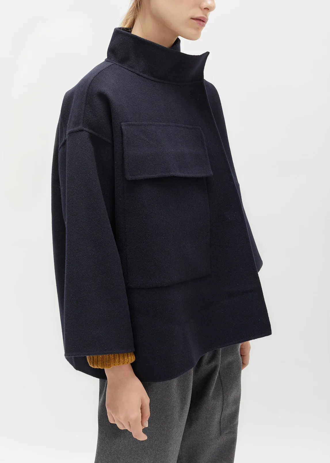 Double Faced Wool Cashmere Coat