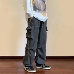 Drawstring Cargo Pants