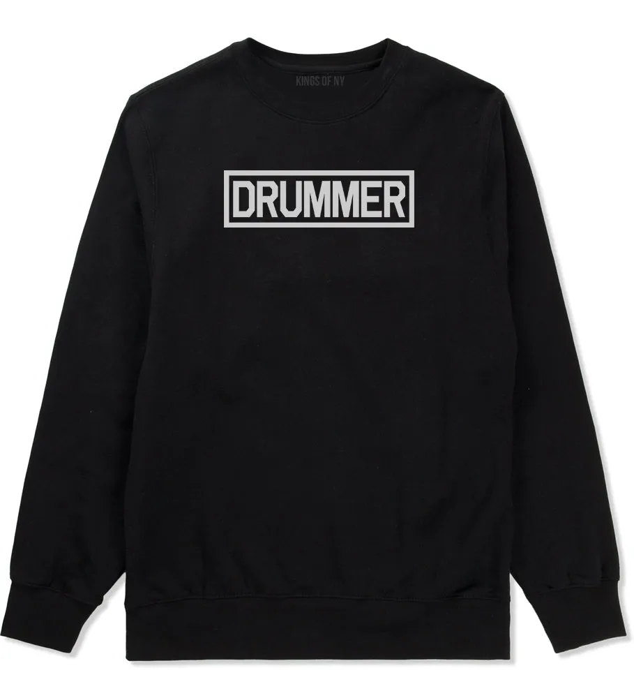 Drummer Drum Box Mens Crewneck Sweatshirt