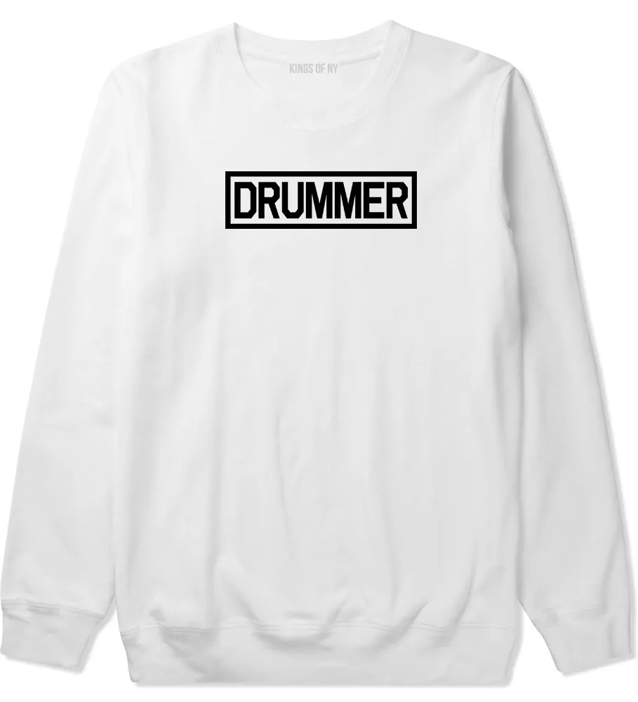 Drummer Drum Box Mens Crewneck Sweatshirt