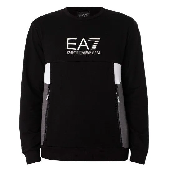 EA7 Summer Block Crew-Neck Sweatshirt