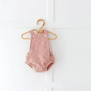 EMBROIDERED muslin romper