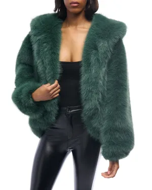 EMERALD-CITY FAUX FUR JACKET