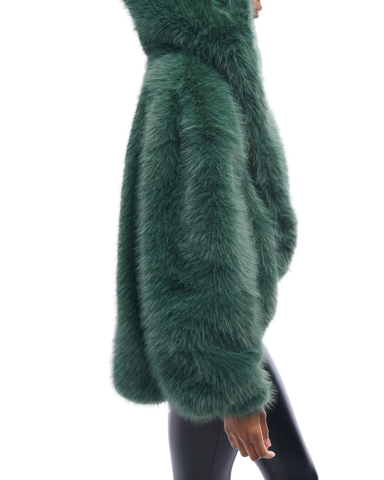 EMERALD-CITY FAUX FUR JACKET