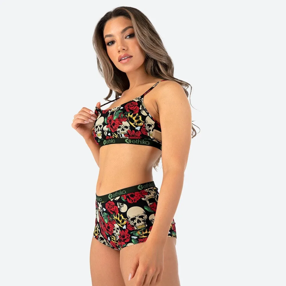 Ethika Brass Roses Pullover Bra