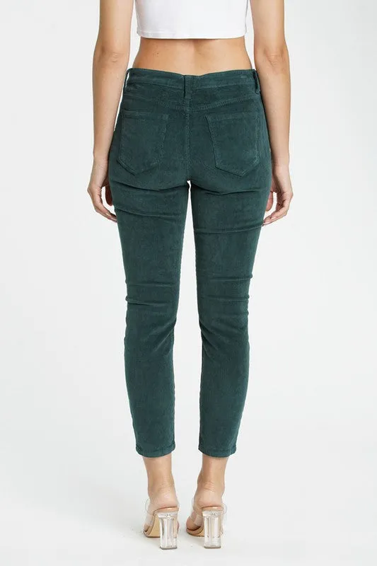 Eunina High Rise Skinny Corduroy