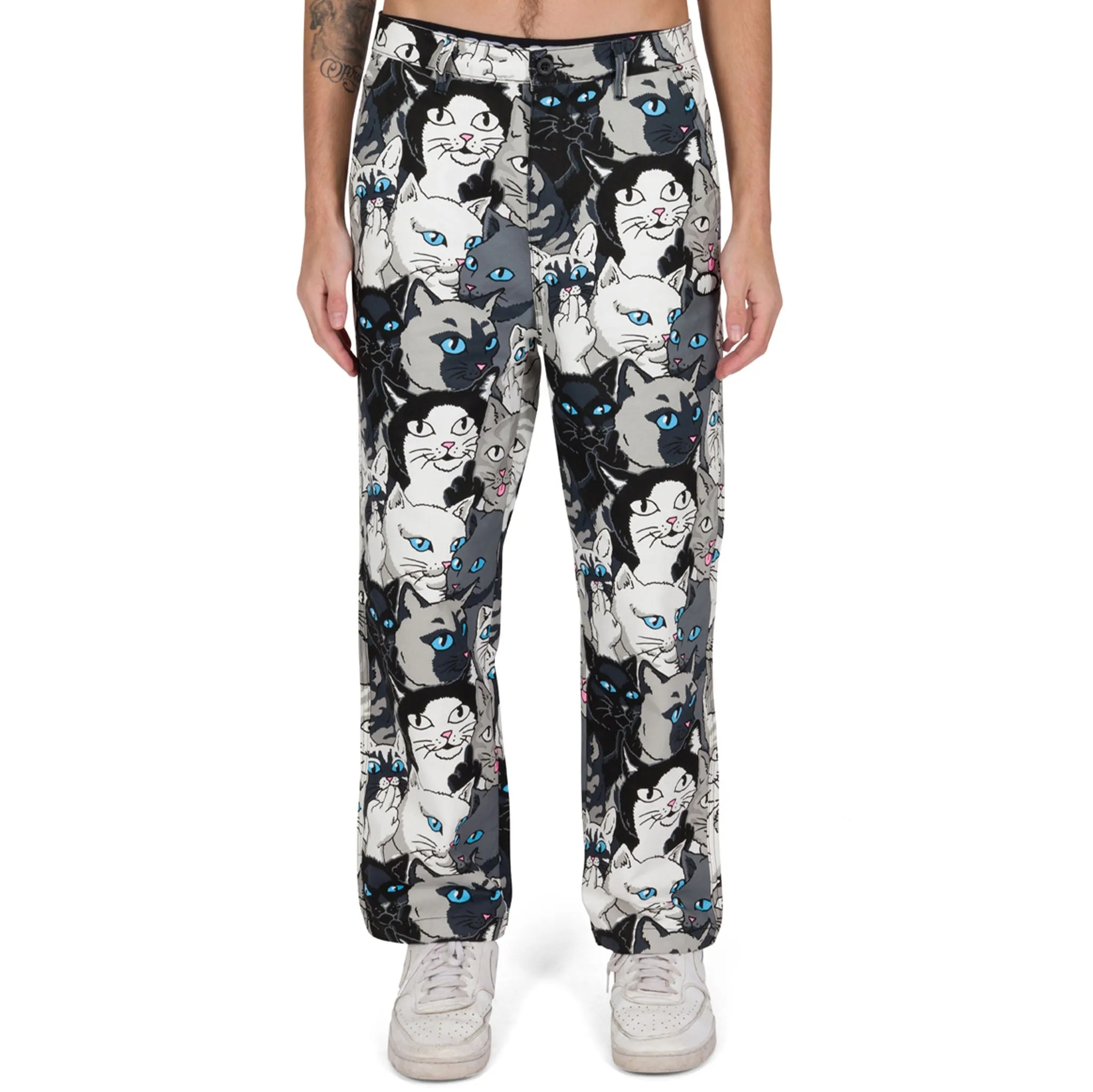 Family Tree Wide Leg Pants (Black)