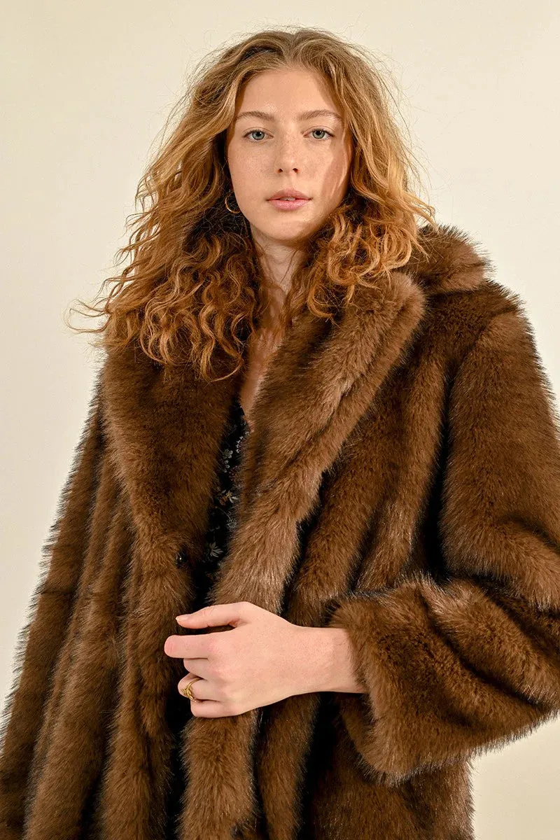 Faux Fur Coat