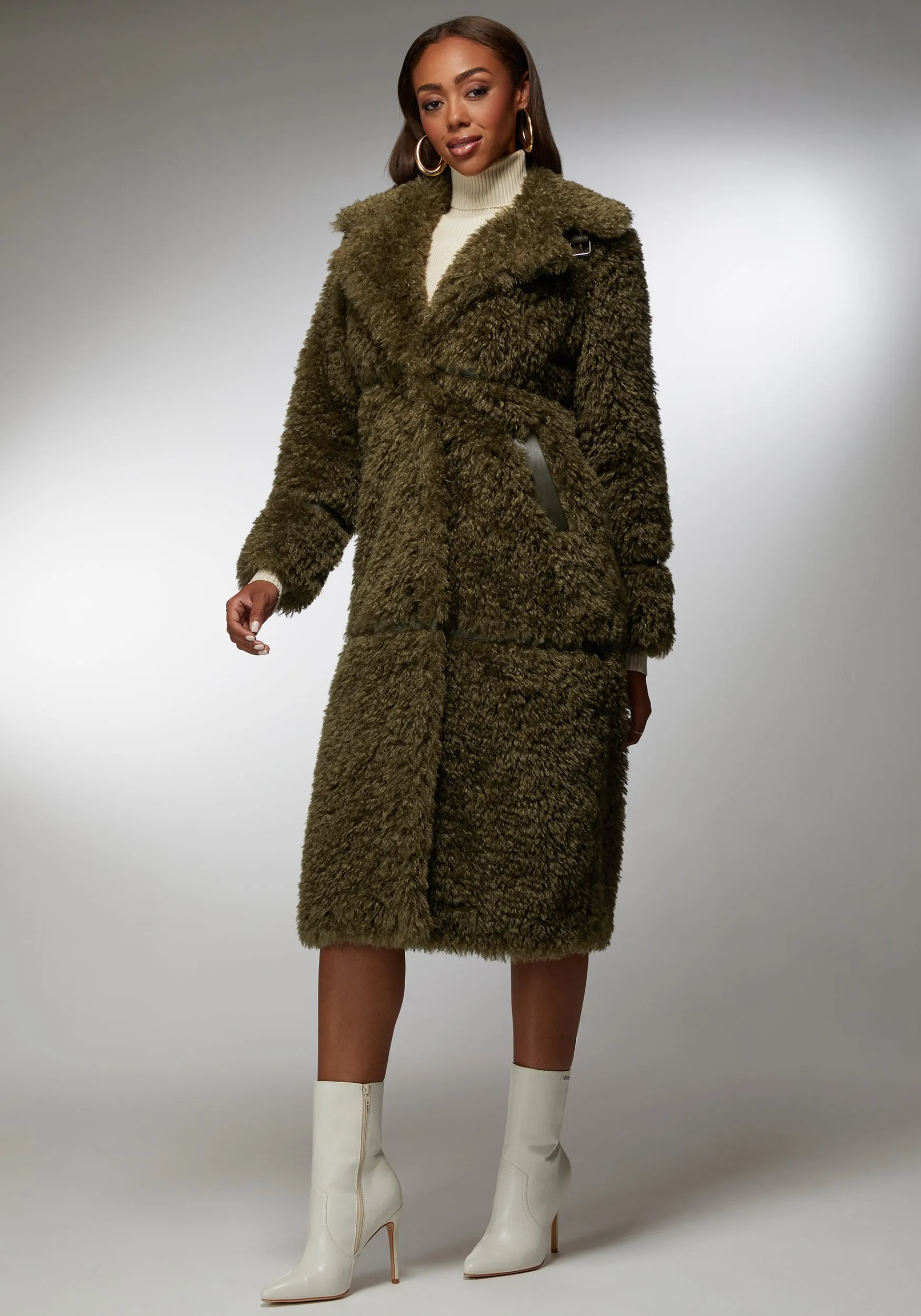 Faux Fur Maxi Coat