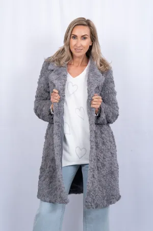 Faux shearling coat | MILA COAT