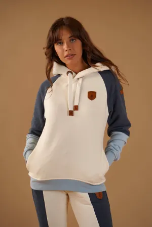 Flores Navy/Oatmeal hoodie