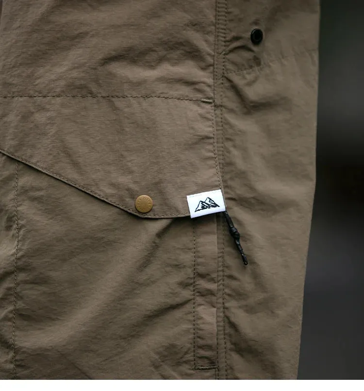 Functional Ripstop Wide Cargo Pants