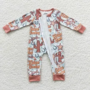 future cowboy zipper onesie LR0307