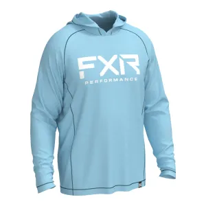 FXR Attack UPF Pullover Hoodie Blue/White