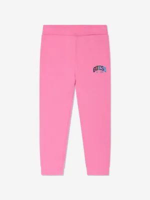 Guess Girls Logo Joggers in Pink