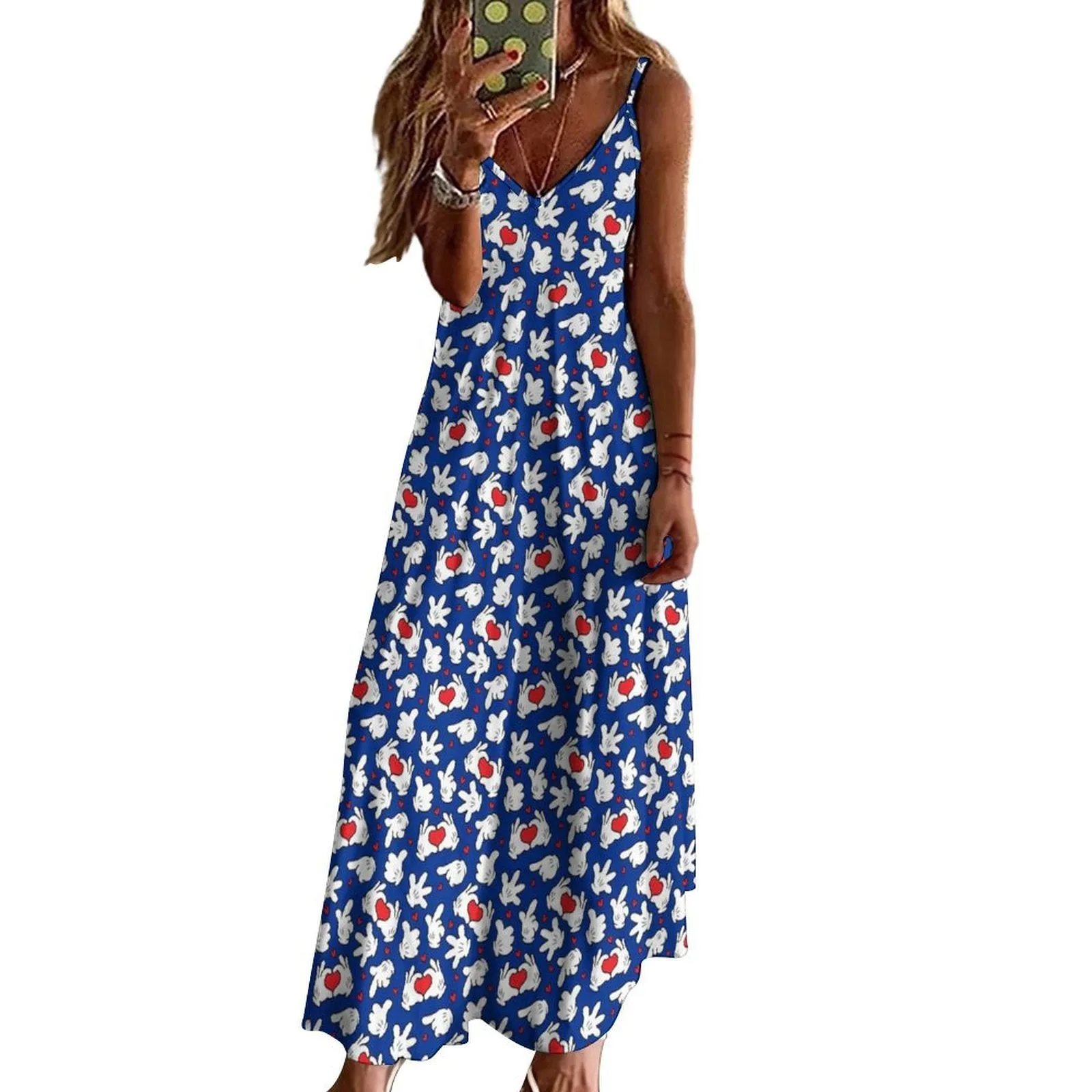 Happy Hands Women's Summer Slip Long Dress