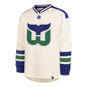 HARTFORD WHALERS VINTAGE BENCHMARK NETMINDER '47 PULLOVER