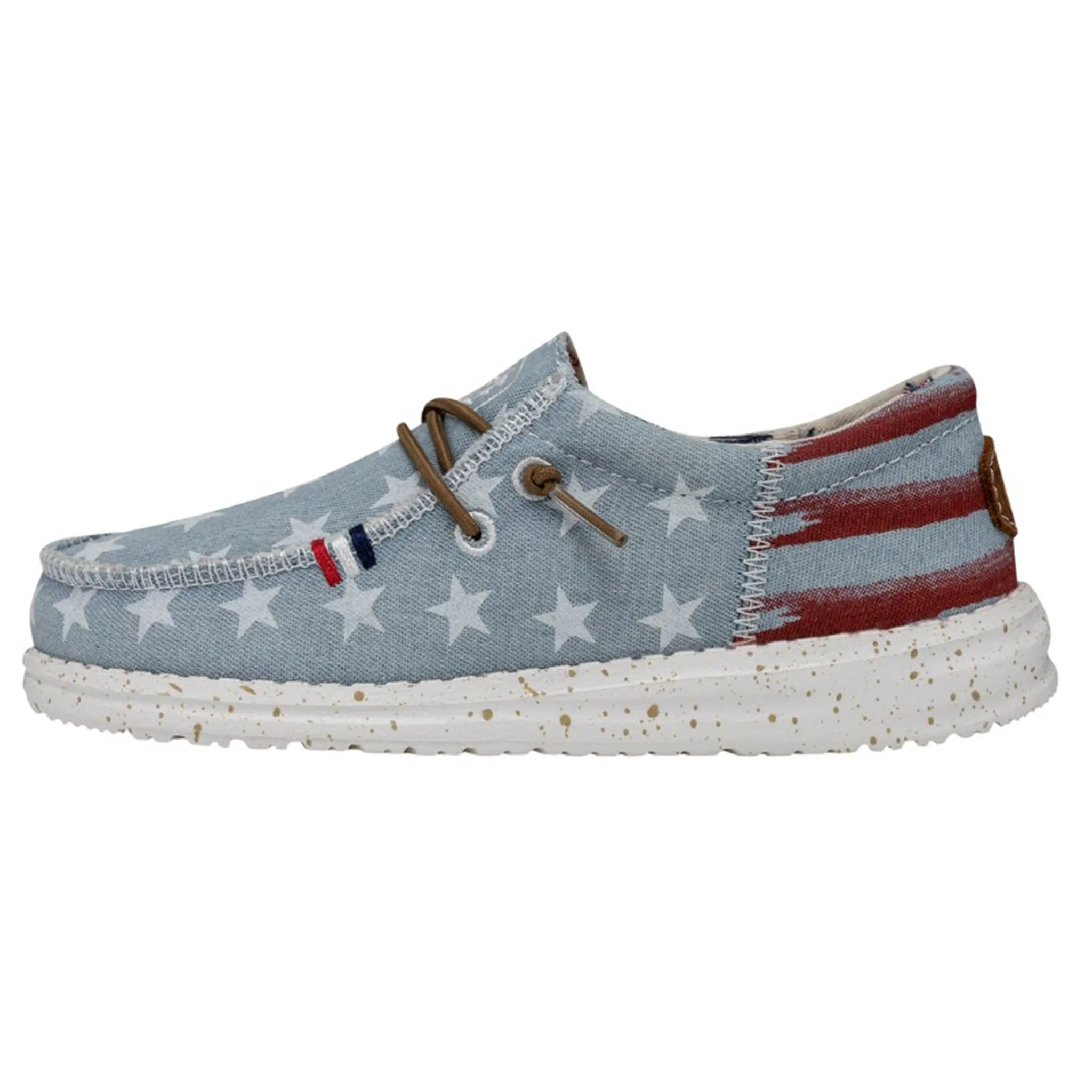 Hey Dude Youth Wally Americana Denim Star